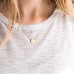 Gold Pendant Necklace | 14k Gold Plated